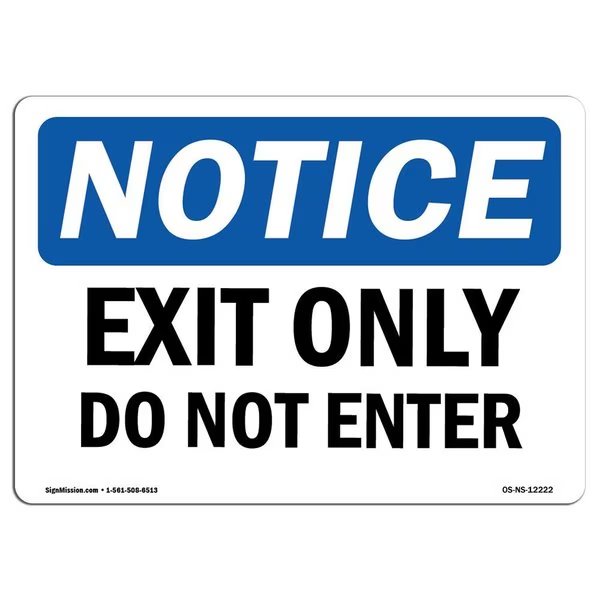 OSHA Sign, 3.5